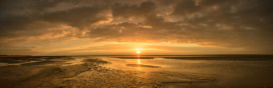 Plat ontwerp Visuall P608 Schiermonnikoog sunset