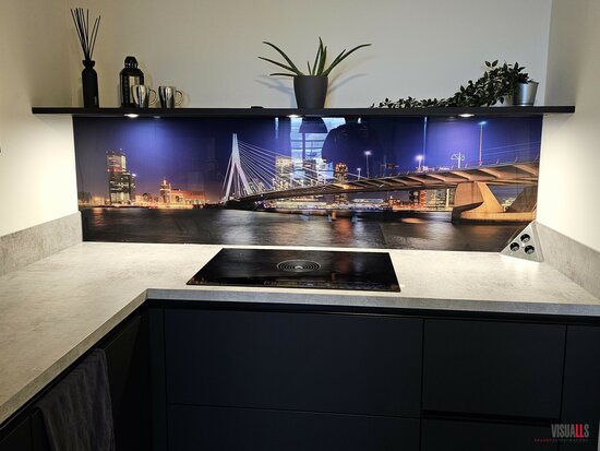 Premium-glas uitvoering Visuall R24 Rotterdam Erasmus in kleur