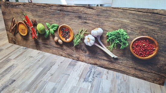 Premium-mat uitvoering P680 Herbs on wood