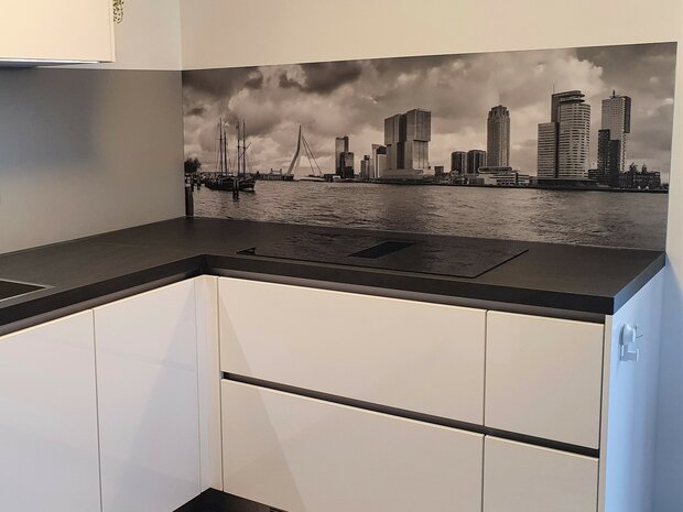 Premium-mat uitvoering Visuall R29 Rotterdam skyline ZWW gecombineerd met Collorz February8