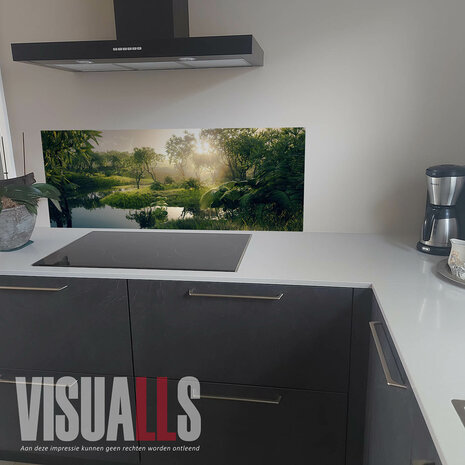 Impressie vooraf met Visuall P612 Green Paradise