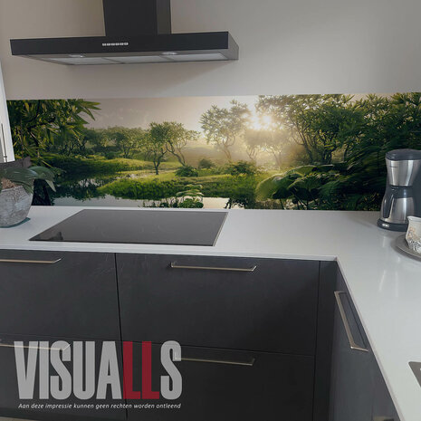 Impressie vooraf met Visuall P612 Green Paradise