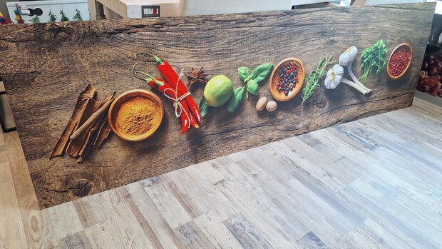 Premium-mat uitvoering P680 Herbs on wood